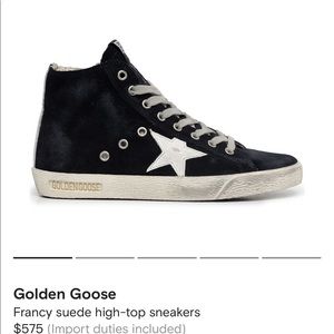 Golden Goose Francy suede high-top sneakers 35